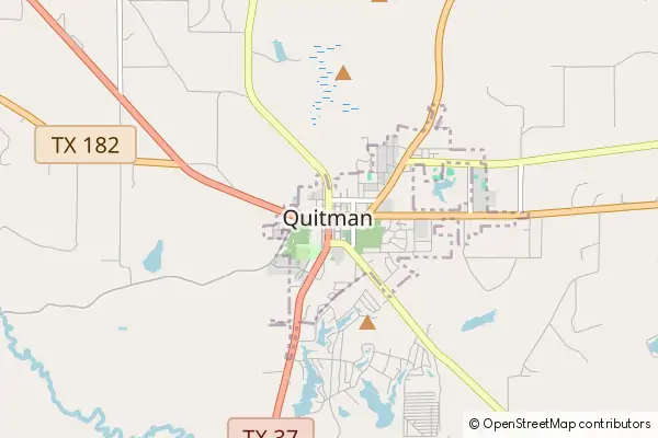 Mapa Quitman