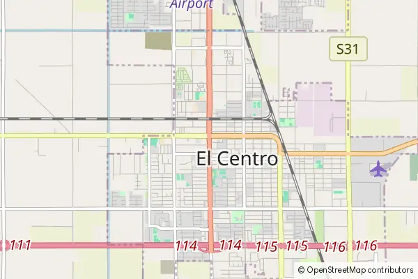 Mapa El Centro