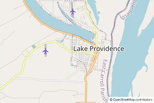 Mapa Lake Providence