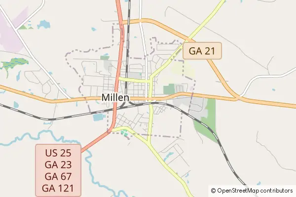 Mapa Millen