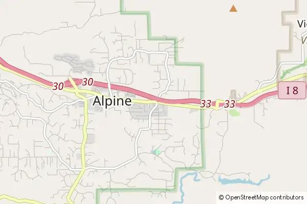 Mapa Alpine