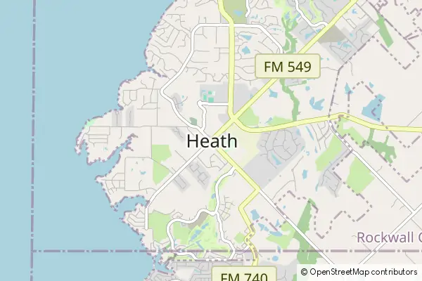 Mapa Heath