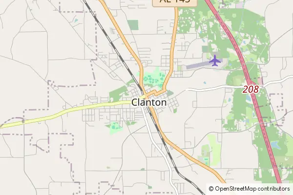 Mapa Clanton