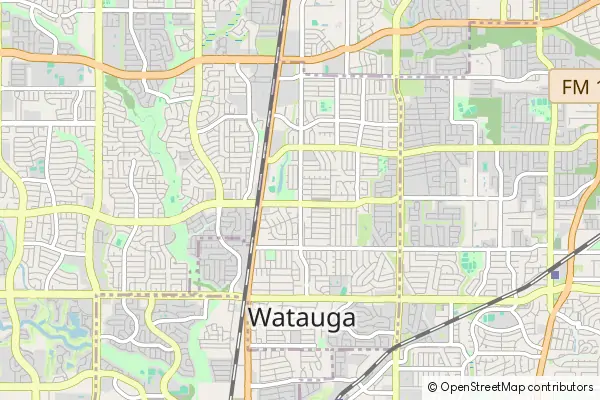 Mapa Watauga