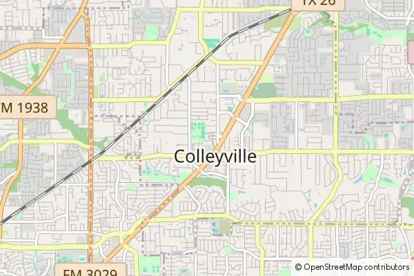 Mapa Colleyville