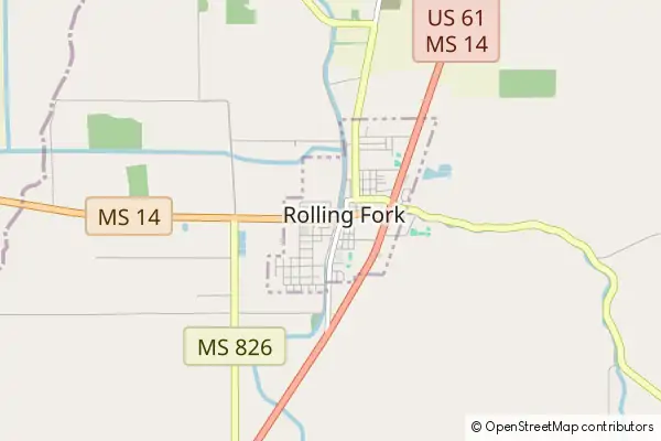 Mapa Rolling Fork