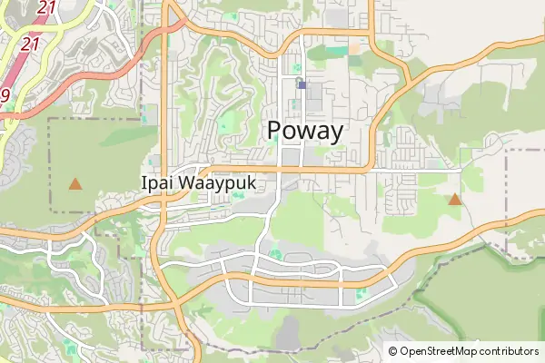Mapa Poway