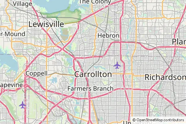 Mapa Carrollton