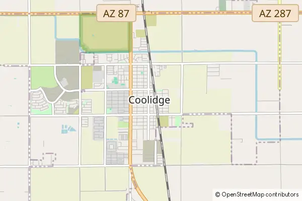 Mapa Coolidge