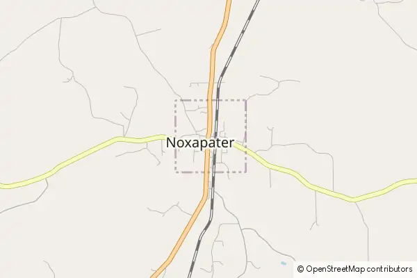 Mapa Noxapater