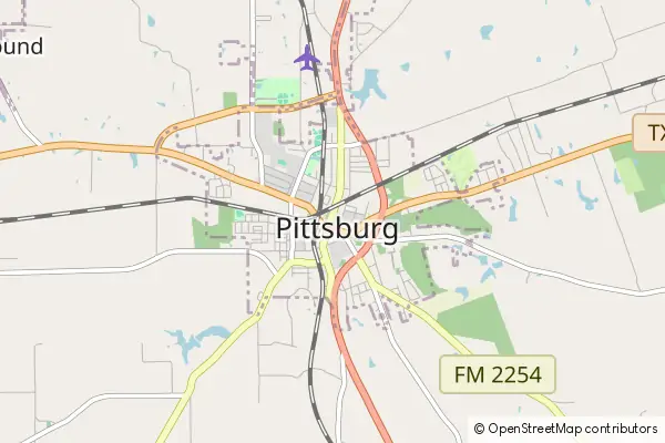 Mapa Pittsburg