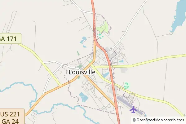 Mapa Louisville