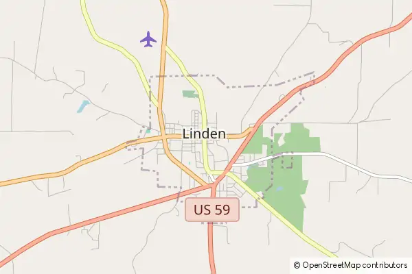 Mapa Linden