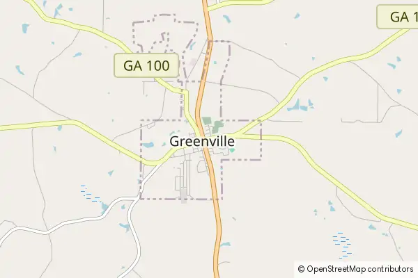 Mapa Greenville