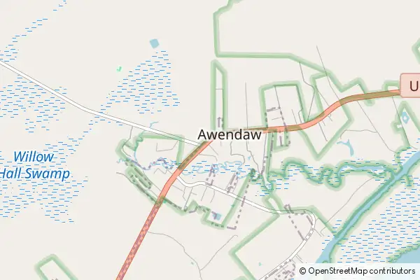 Mapa Awendaw