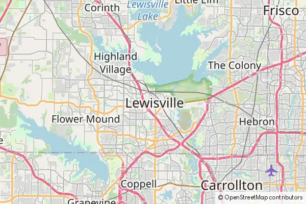 Mapa Lewisville