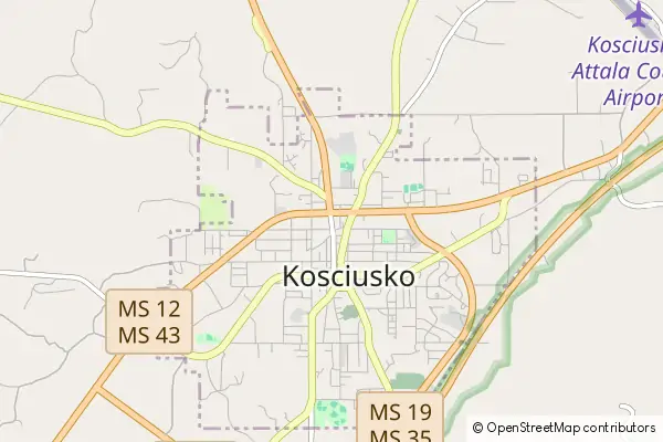 Mapa Kosciusko