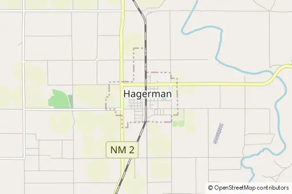 Mapa Hagerman