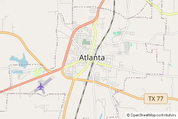 Mapa Atlanta