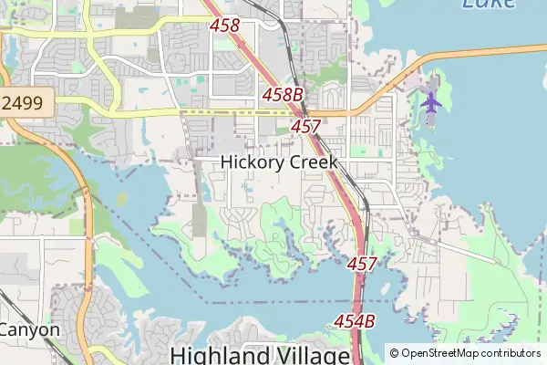 Mapa Hickory Creek