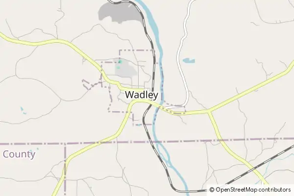 Mapa Wadley