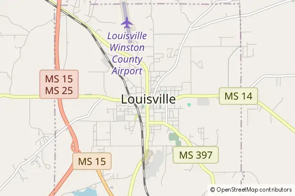 Mapa Louisville