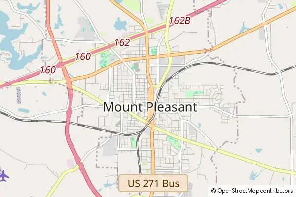 Mapa Mount Pleasant