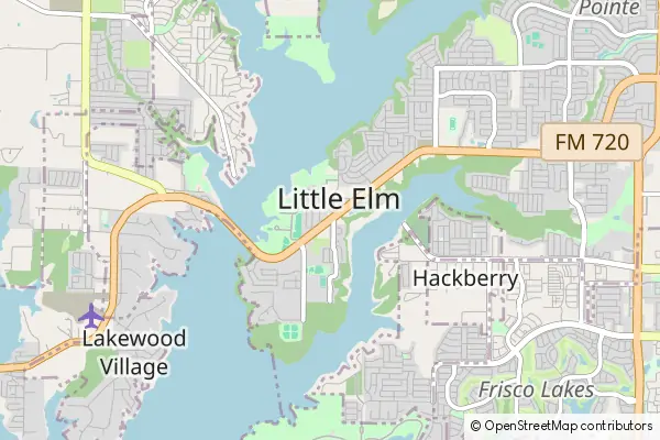 Mapa Little Elm