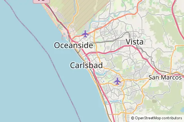 Mapa Carlsbad