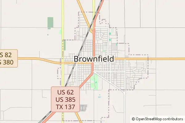 Mapa Brownfield