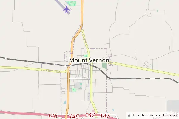 Mapa Mount Vernon