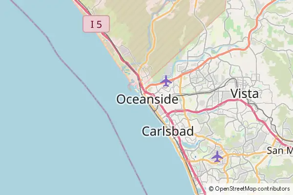 Mapa Oceanside