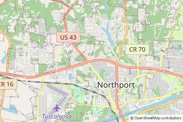 Mapa Northport