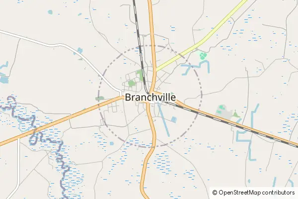 Mapa Branchville