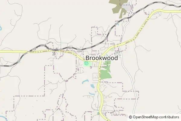 Mapa Brookwood