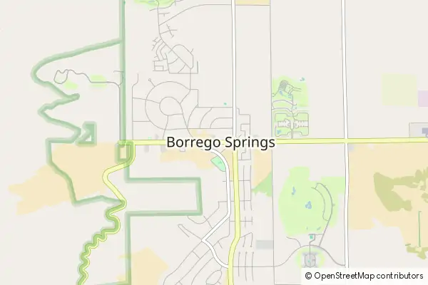 Mapa Borrego Springs