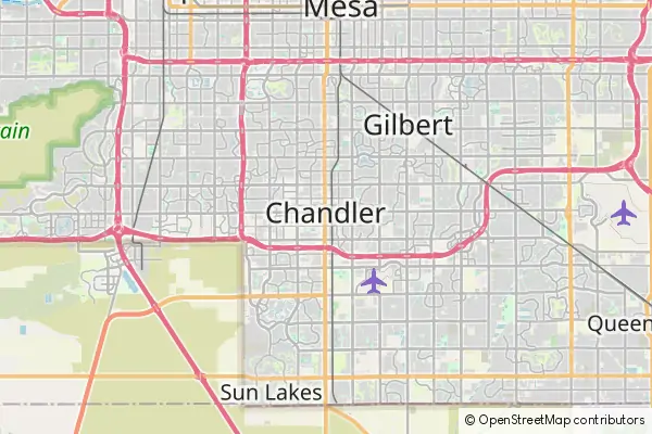 Mapa Chandler