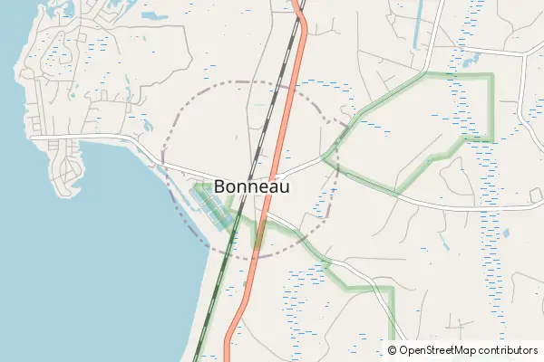 Mapa Bonneau