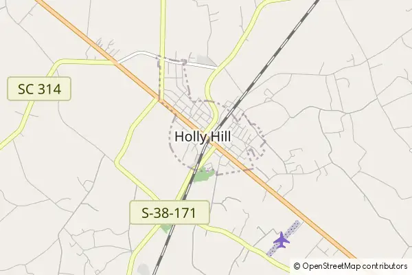 Mapa Holly Hill