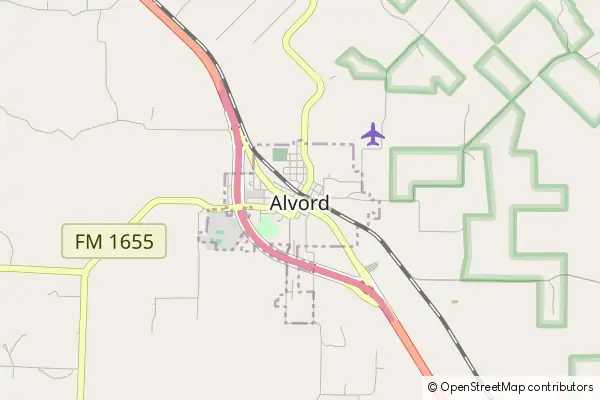 Mapa Alvord