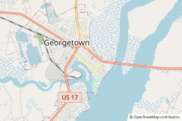 Mapa Georgetown