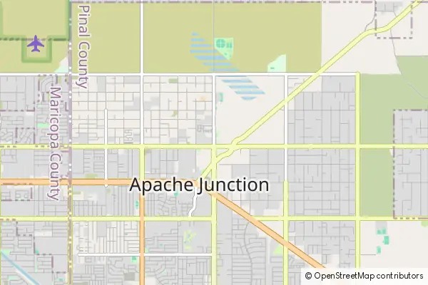 Mapa Apache Junction