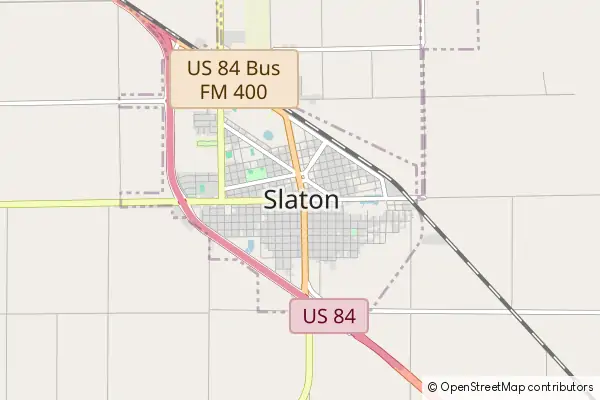 Mapa Slaton