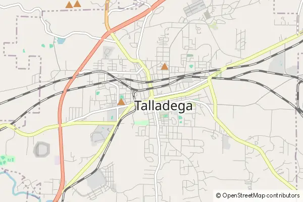 Mapa Talladega