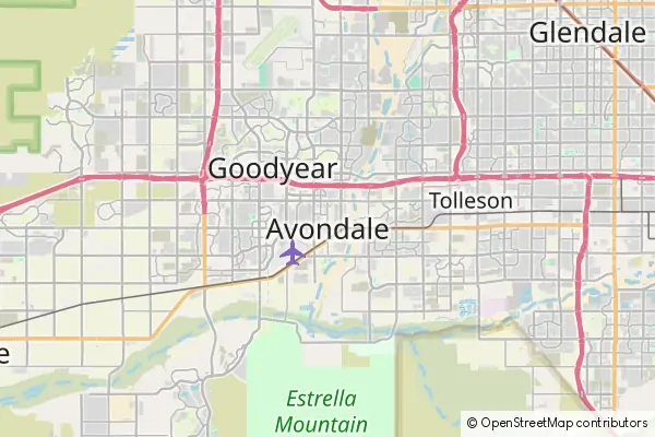 Mapa Avondale