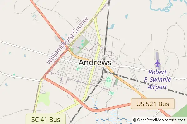 Mapa Andrews