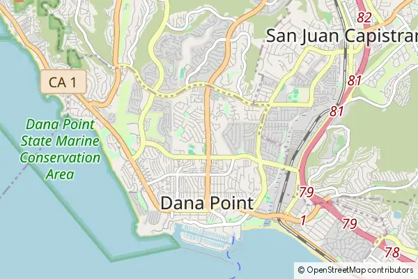 Mapa Dana Point