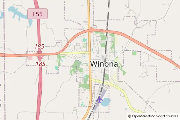 Mapa Winona