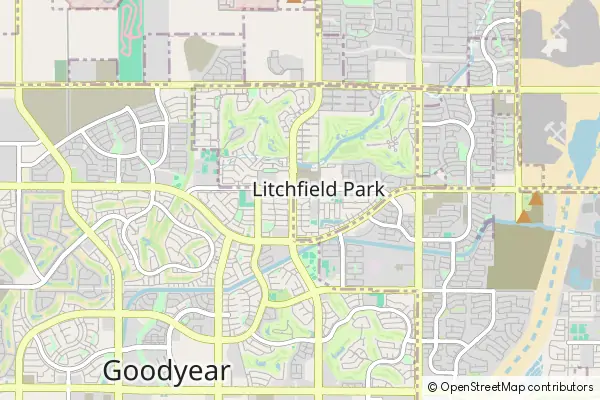 Mapa Litchfield Park
