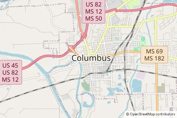 Mapa Columbus